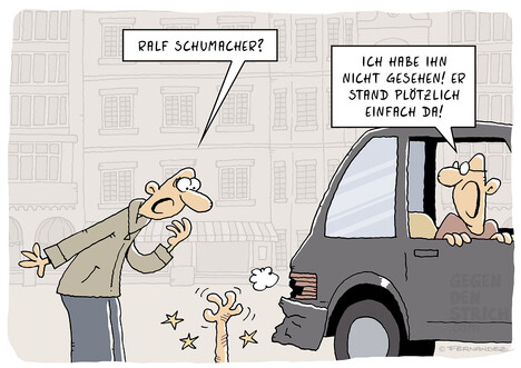 Ein Cartoon mit Haltbarkeitsdatum. Werbesatire funktioniert am besten, wenn das Original noch im kollektiven Gedächtnis aktiv is