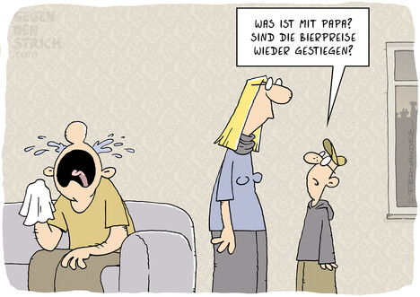 Großer Durst, kleines Budget.